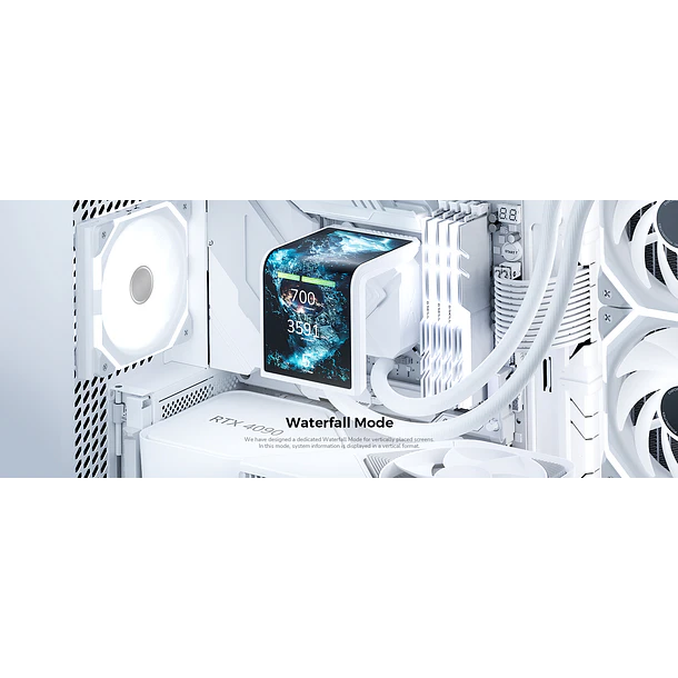 LIQUIDA PANTALLA PANORAMA SE 360 ARGB WHITE - TRYX 6
