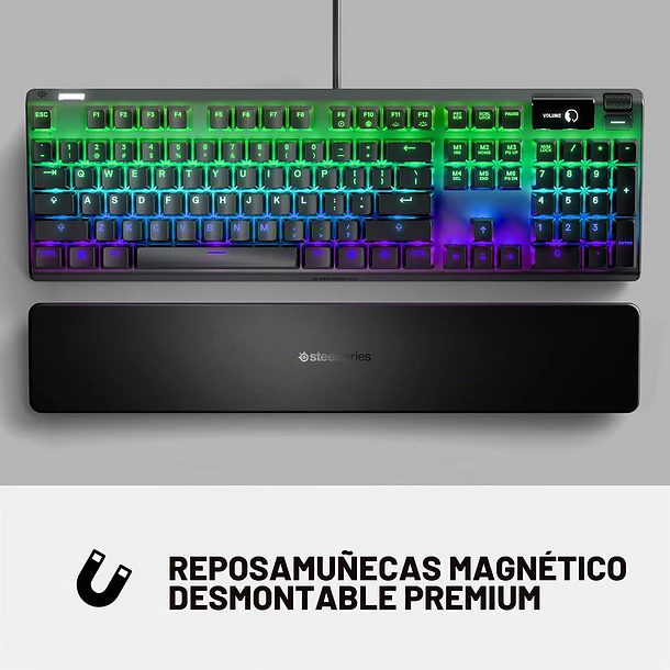 APEX 7 FULL SIZE ARGB MECANICO PANTALLA - STEEL SERIES 7