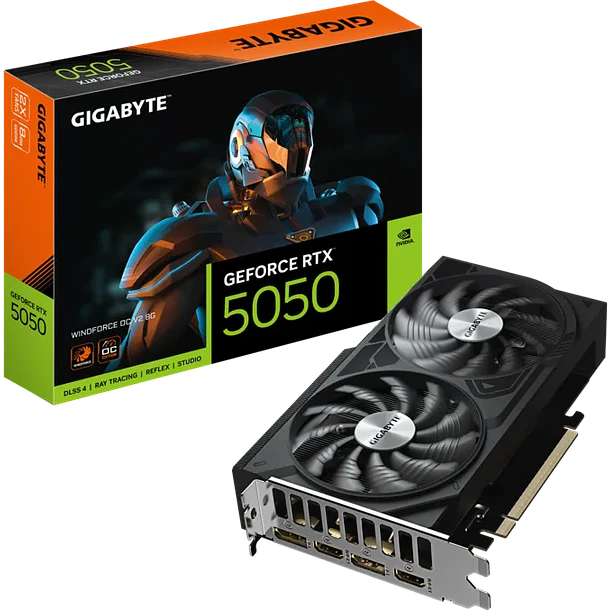 ✔️ RTX 5050 WINDFORCE OC V2 8GBS - GIGABYTE 1