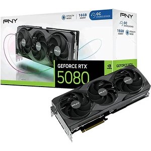 ✔️ RTX 5080 OC 3 FANS BLACK 16GBS - PNY