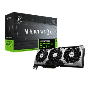 ✔️ RTX 5070 TI VENTUS X3 PZ BLACK OC 16GBS - MSI