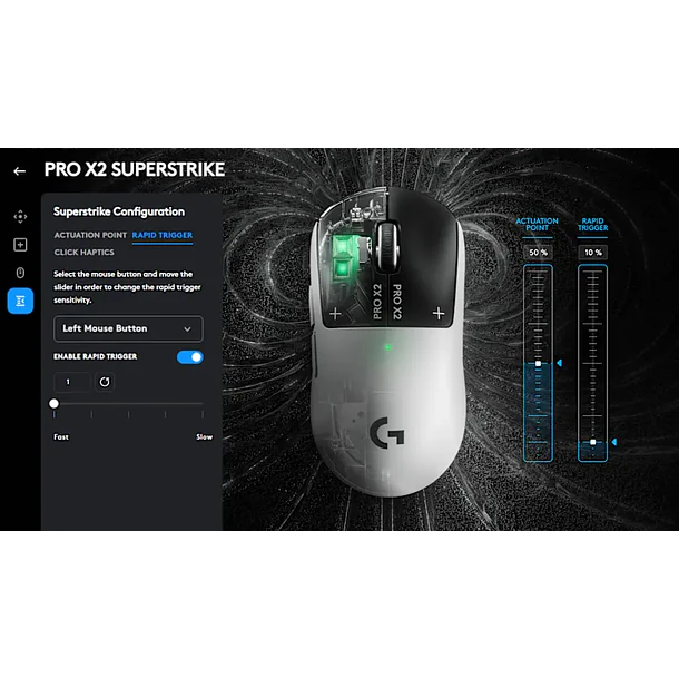 G PRO X2 SUPERSTRIKE BLANCO COMPETITIVO - LOGI 6