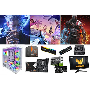 COMBO CUBICO BLANCO / RYZEN 7 8700F + RTX 5060