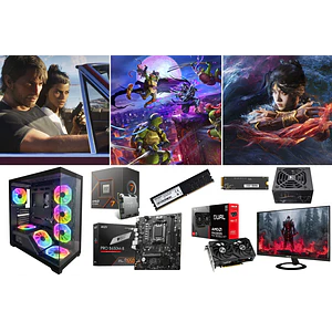 COMBO CUBICO L / RYZEN 7 8700F + RX 9060 XT