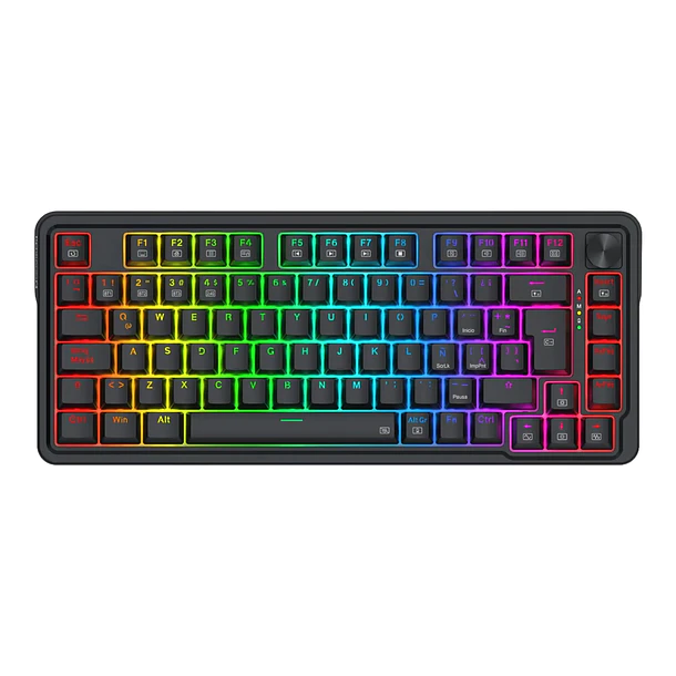 UCAL PRO NEGRO RGB MECANICO INALAMBRICO / USB-C - REDRAGON 2