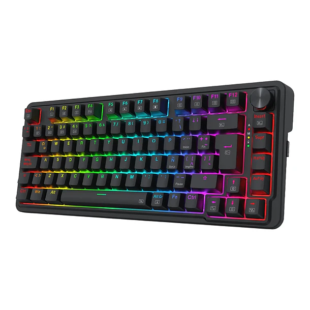 UCAL PRO NEGRO RGB MECANICO INALAMBRICO / USB-C - REDRAGON 1
