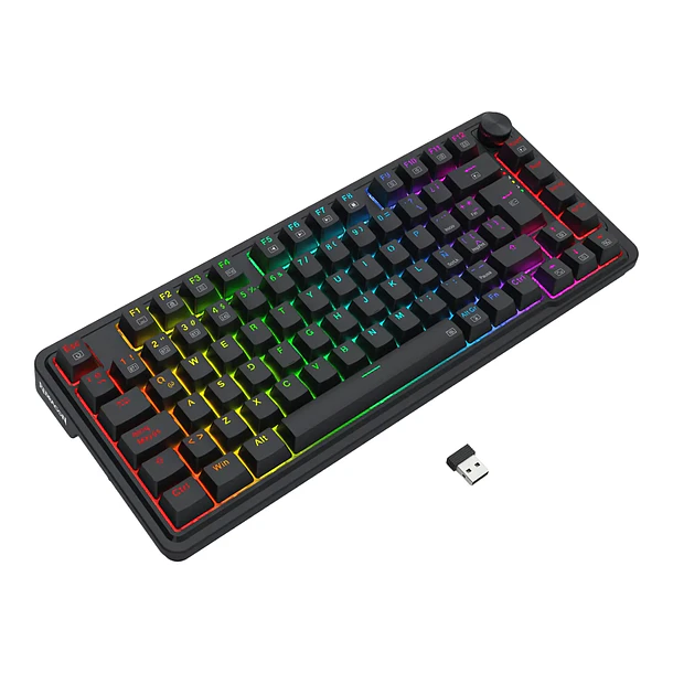 UCAL PRO NEGRO RGB MECANICO INALAMBRICO / USB-C - REDRAGON 3
