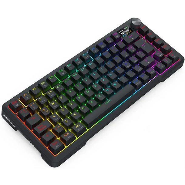 UCAL PRO LCD TKL INALAMBRICO / USB-C RGB - REDRAGON 2