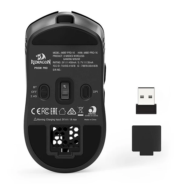 PRISM PRO BLACK INALAMBRICO COMPETITIVO - REDRAGON 4