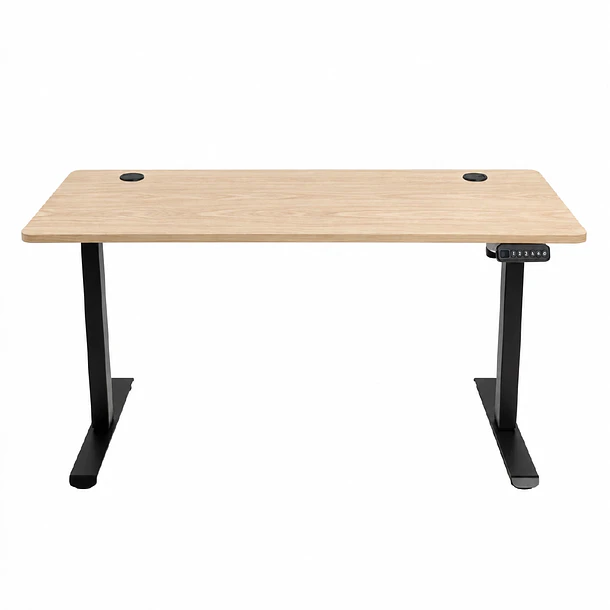 ESCRITORIO ELEVABLE ELECTRIC MADERA CLARA - VERSUS 2