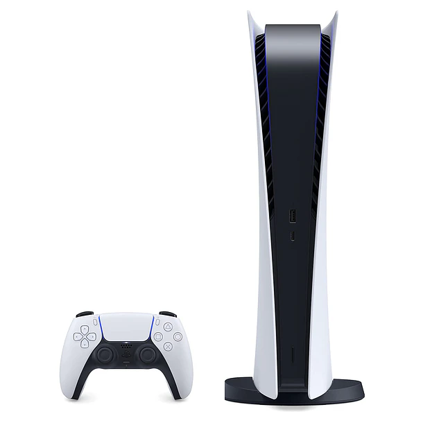 CONSOLA PS5 SLIM DIGITAL + 825 SSD + CONTROL - SONY 1