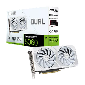 ✔️ RTX 5060 DUAL FAN WHITE OC 8GBS - ASUS