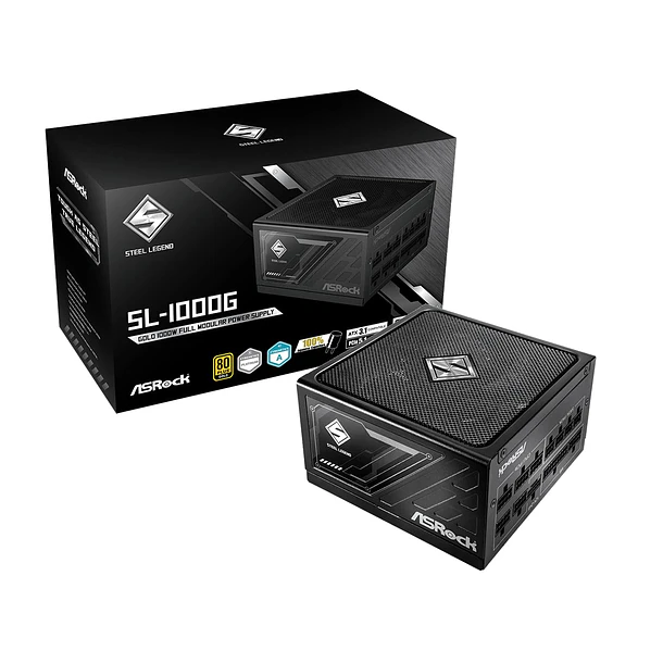 FUENTE REAL 1000W MODULAR 80 PLUS GOLD 5.1 - STEEL LEGEND 1