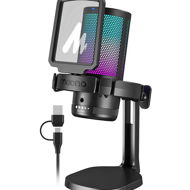 MICROFONO DGM BLACK RGB - MWO 1