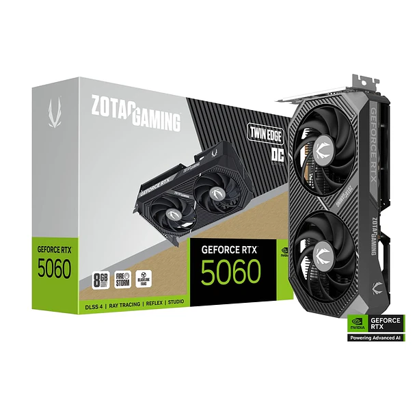 ✔️ RTX 5060 TWIN EDGE 2 FANS 8GBS - ZOTAC 1