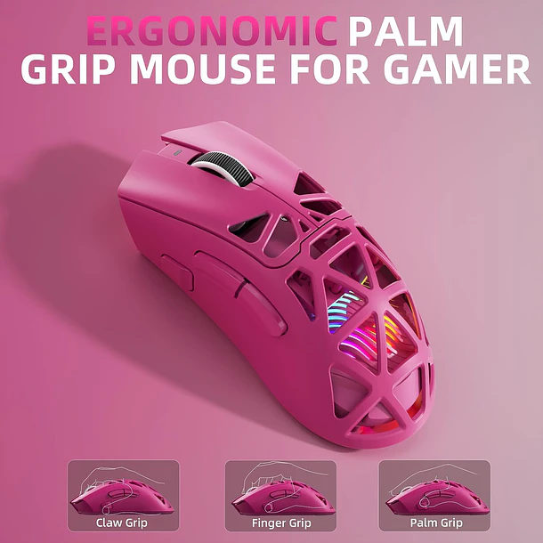 SCYTHER RGB INALAMBRICO BT RGB PINK - AULA 8
