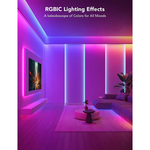 TIRA LED RGBIC PARA SETUP 5 METROS - GOVEE 4