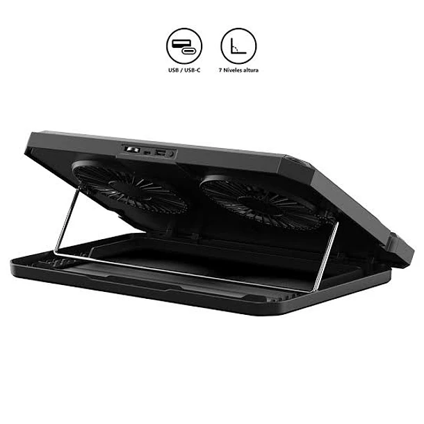 BASE PARA PORTATIL RGB + HOLDER - ULTIMATE PRO 2