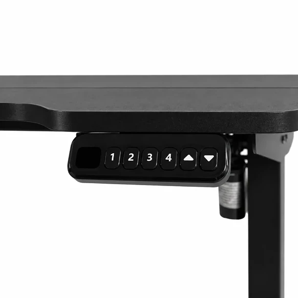ESCRITORIO ELECTRICO EN L / ASIMETRIC BLACK - VERSUS 4