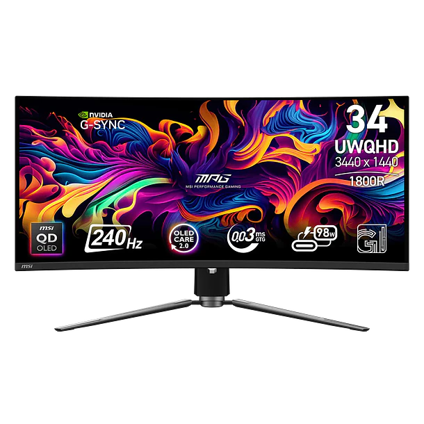 QD OLED MSI 34