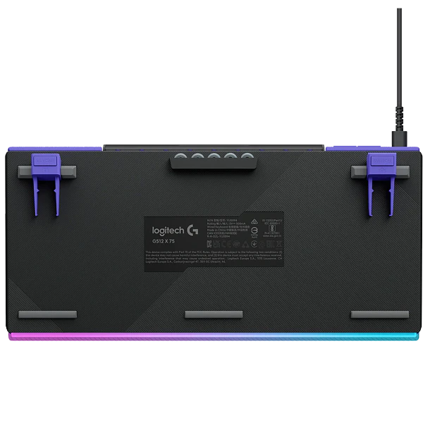 G512 X MECANICO 75% RGB BLACK - LOGI 7