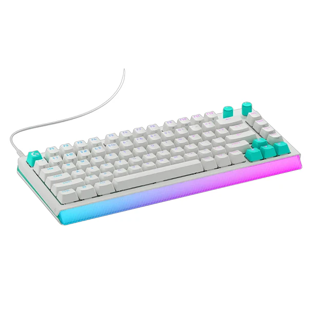 G512 X MECANICO 75% RGB WHITE - LOGI 3
