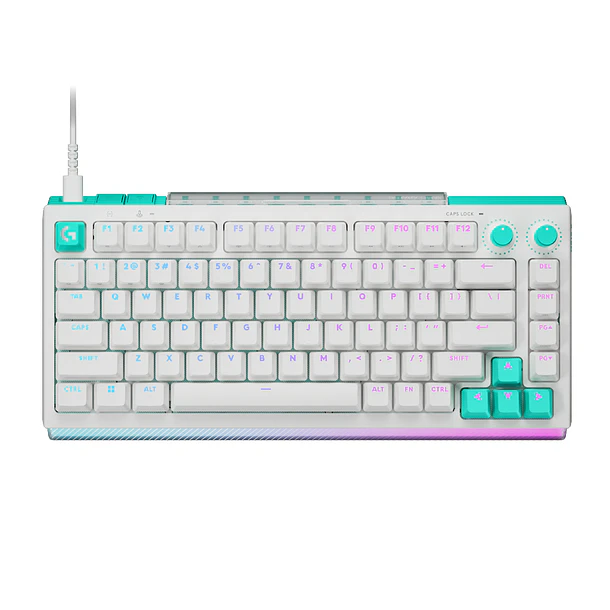 G512 X MECANICO 75% RGB WHITE - LOGI 4