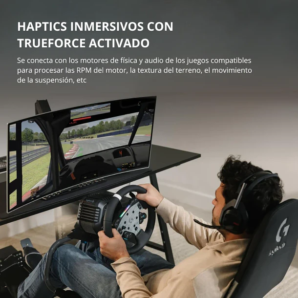 SIMULADOR TIMON + PEDALES RS50 / PC - PS5 - PS4 - LOGI 2