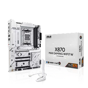 X870 MAX GAMING WIFI WHITE - ASUS / AMD RYZEN AM5
