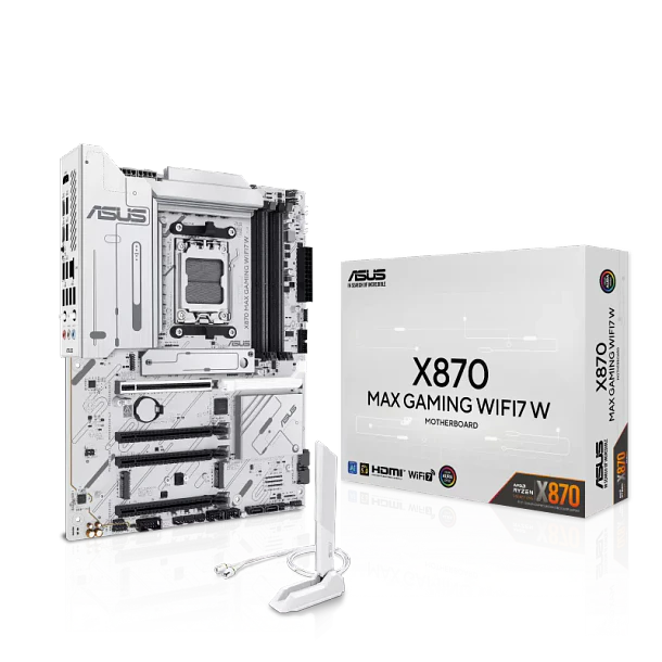 X870 MAX GAMING WIFI WHITE - ASUS / AMD RYZEN AM5 1