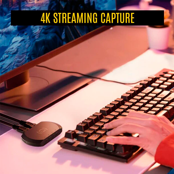 CAPTURADORA 4K 60HZ (HDMI - 48KHZ - VRR ) - STREAMPLIFY 4