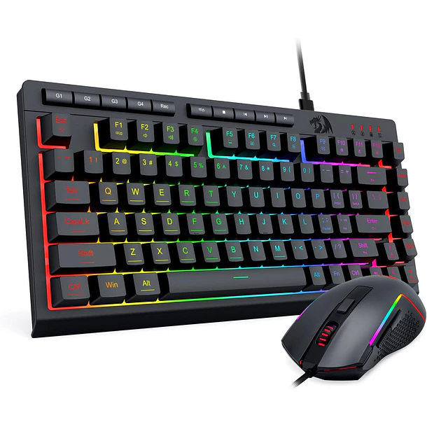 COMBO / 2 EN 1 TECLADO FLY KEY + MOUSE RGB - REDRAGON 1