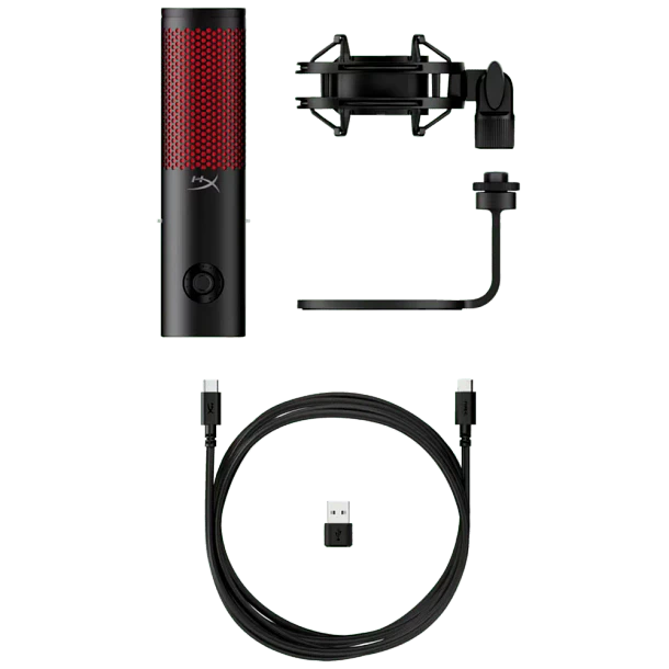 MICROFONO BLACK QUADCAST 2 USB - HYPERX 4
