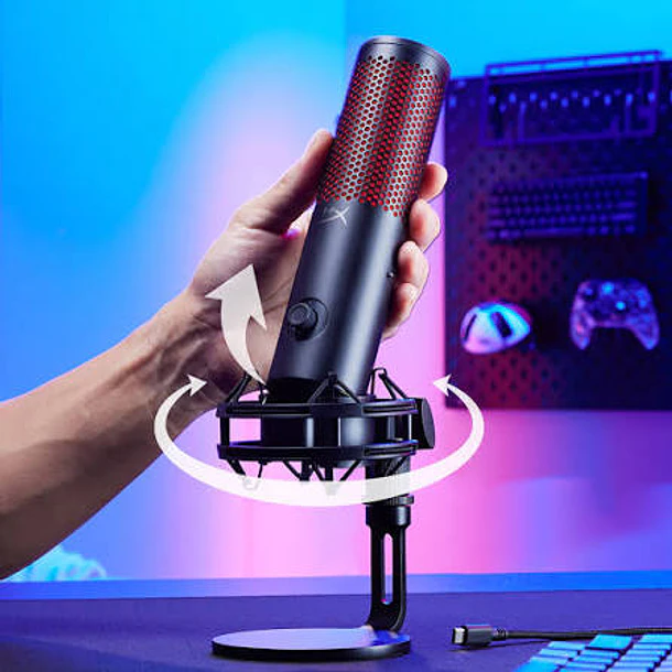 MICROFONO BLACK QUADCAST 2 USB - HYPERX 6