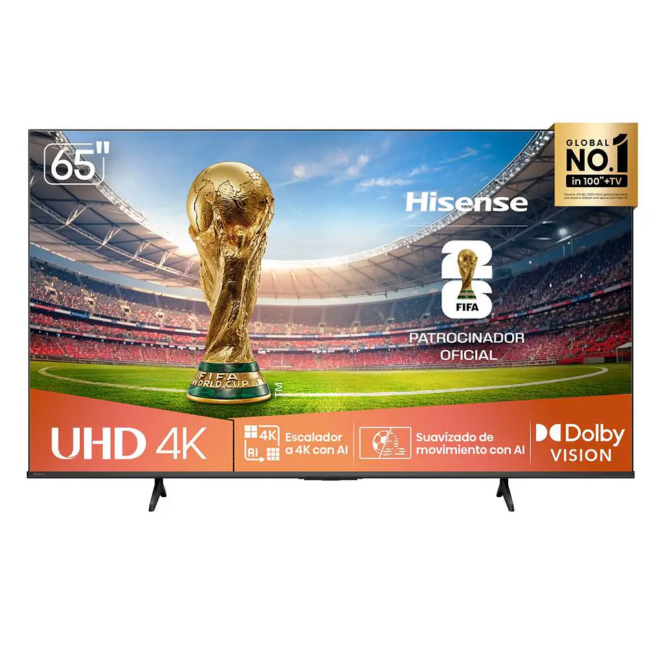 Televisor HISENSE 65 pulgadas LED Uhd4K Smart TV 65A6NV 1
