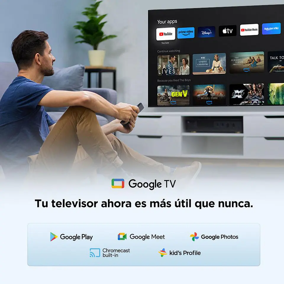 Televisor TCL 50 pulgadas QLED Fhd Smart TV 50S5K 7