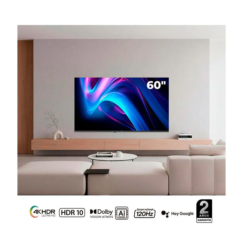 Televisor KALLEY 60 pulgadas LED Uhd4K Smart TV 60G310 3