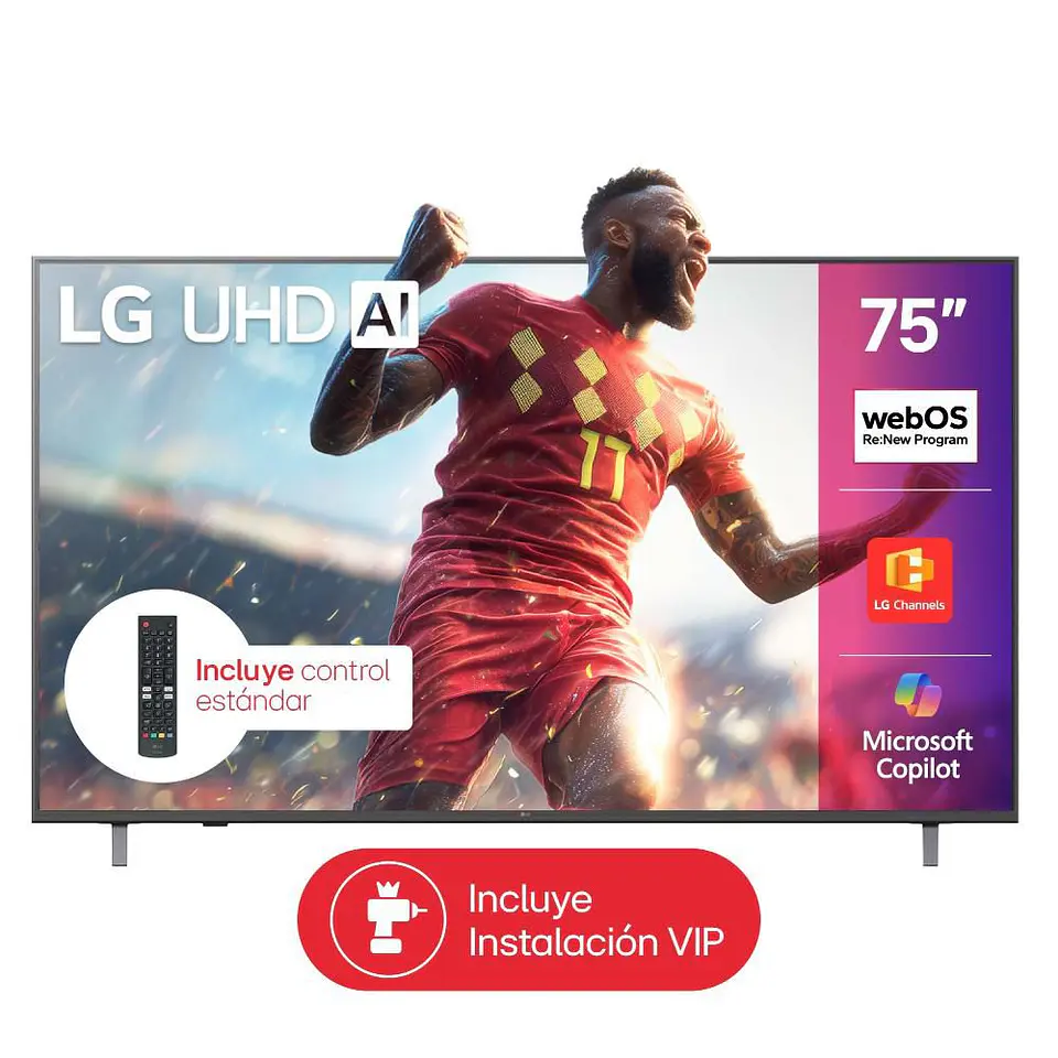 Televisor LG 75 pulgadas LED Uhd4K Smart TV 75UA8000PSB.AWC 1