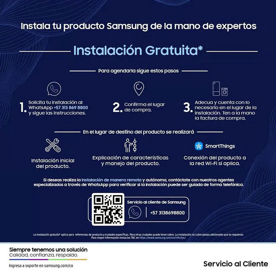 Lavadora SAMSUNG Carga Superior 19 kg (42 lb) WA80F19S8BCO 7