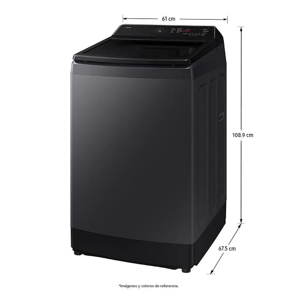 Lavadora carga superior SAMSUNG Carga Superior 15 kg (33 lb) WA70F15E4CCO 2