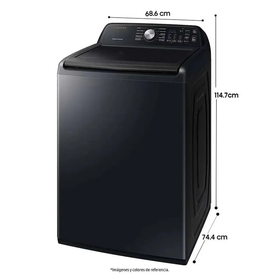 Lavadora SAMSUNG Carga Superior 23 kg (51 lb) WA23C3554GV/CO 3
