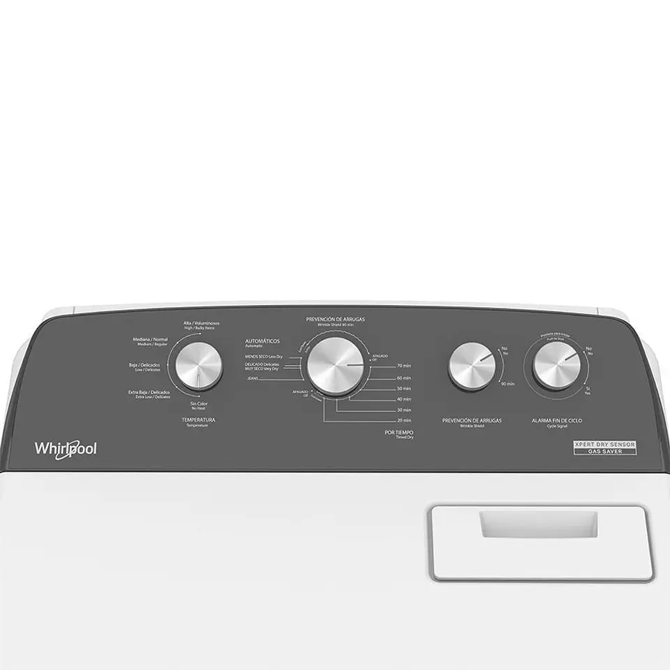 Secadora Whirlpool Gas Carga Frontal Blanca 23 Kilos 7Mwgd2140jb 2