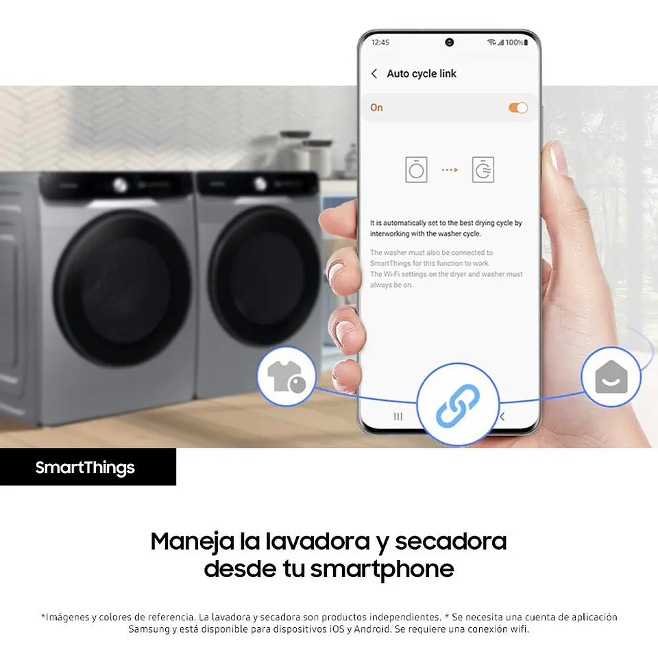 Secadora SAMSUNG Gas 22Kg DVG22C6370P/CO GRIS 3
