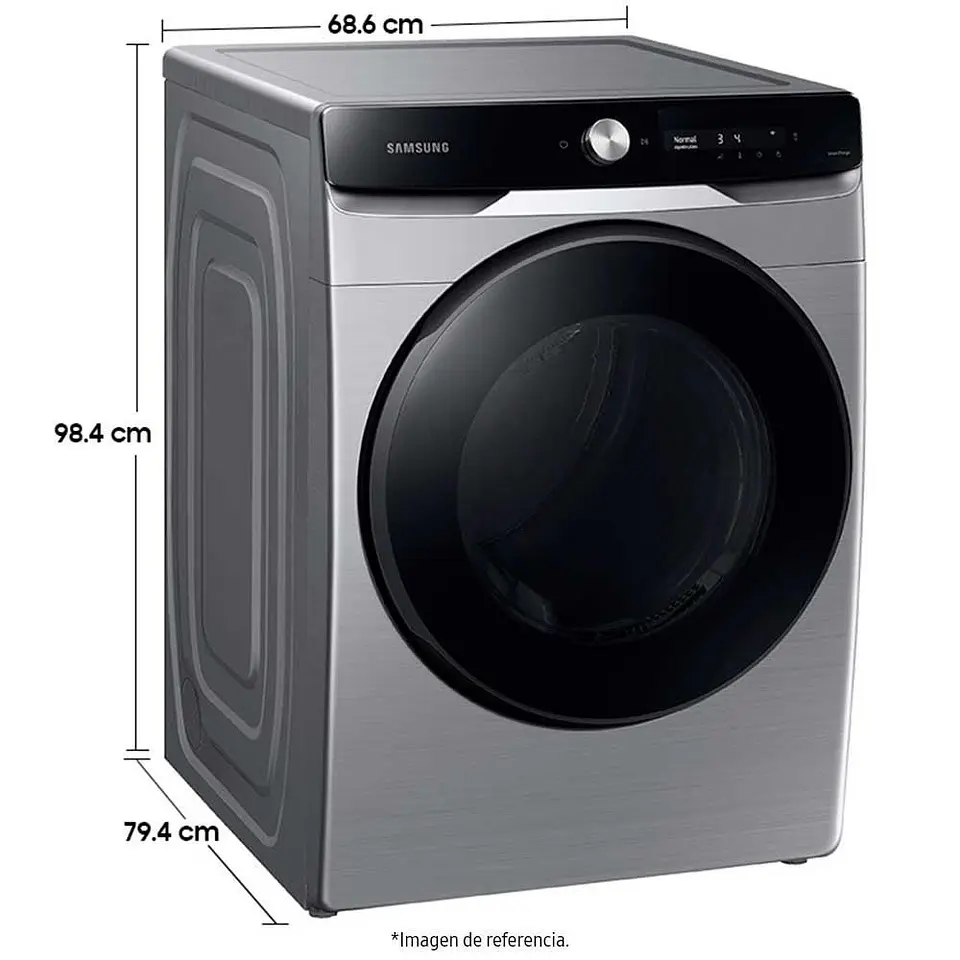 Secadora SAMSUNG Gas 22Kg DVG22C6370P/CO GRIS 4