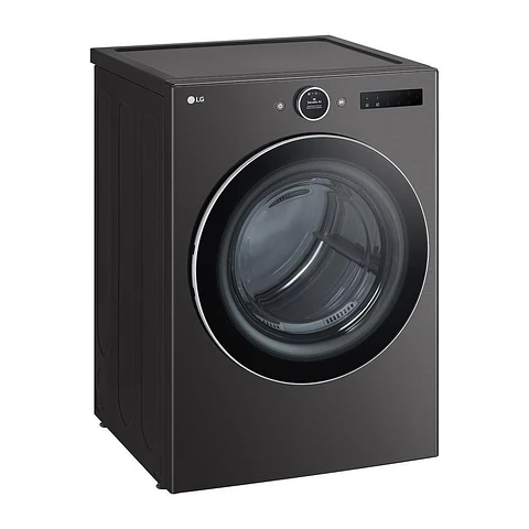 Secadora Carga Frontal 22kg/48lbs LG Gas 22 Kg DF22BFXS6BK.ABLECOL DF22BFXS6BK.ABLECOL Negra