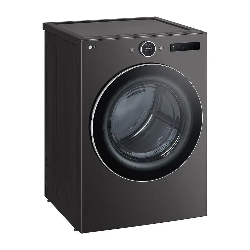 Secadora Carga Frontal 22kg/48lbs LG Gas 22 Kg DF22BFXS6BK.ABLECOL DF22BFXS6BK.ABLECOL Negra 1