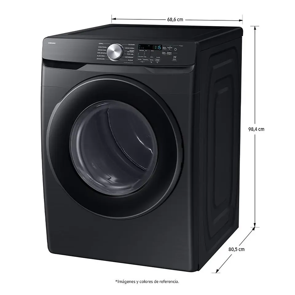 Secadora SAMSUNG Gas 24Kl DVG24DG8000VCO Negro 4
