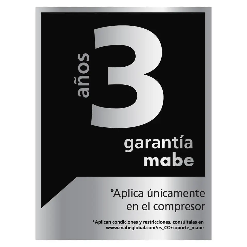 Nevera MABE Congelador Superior 297 Litros Netos RMA313FBCG RMA313FBCG Grafito 5