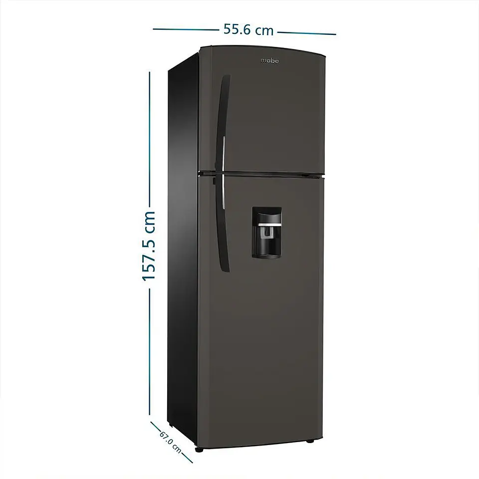 Nevera MABE No Frost Congelador Superior 230 Litros Netos RMA247FJCG RMA247FJCG Grafito 2