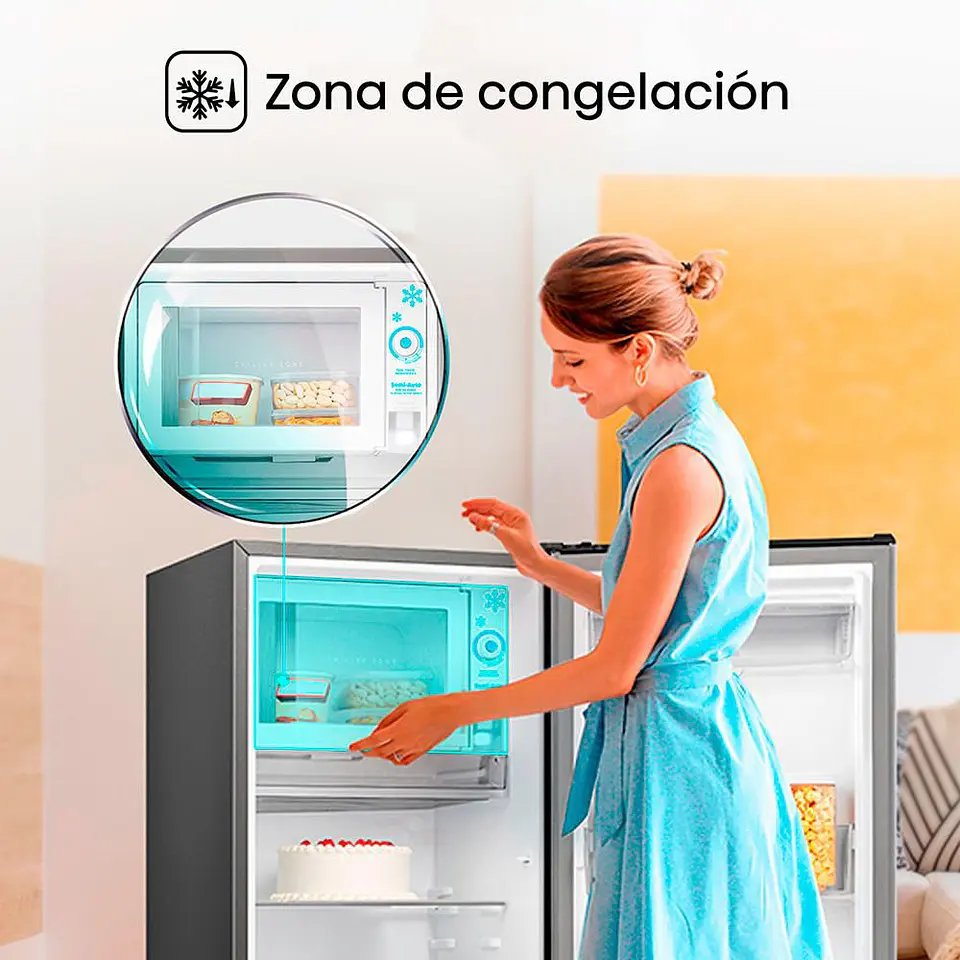 Nevera Compacta HISENSE Frost Congelador Superior 177 litros BC179 BC179R/HC1 Gris 5